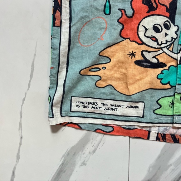 **Very Rare** Collectible Comic Book Print Zara Shirt Men’s - Picture 4 of 6